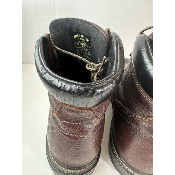 *Flawed Red Wing Men's Irish Setter Farmington 6-Inch Work Boots 83603 Size 9.5D - Picture 15 of 16